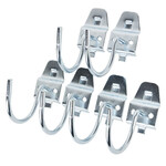 Haken für Baumaschinen 6er-Pack Werkzeughaken 7 × 4 cm