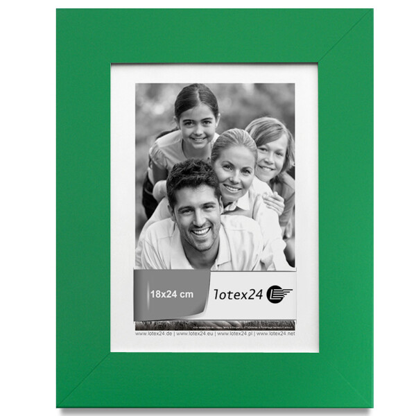 Bilderrahmen aus Holz 18 × 24 cm mit Glasscheibe, Fotorahmen