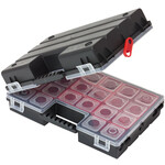 Kleinteilemagazine Größe 2 DUO Organizer doppelseitig 270x180x45 Haushaltskiste
