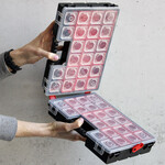Kleinteilemagazine Größe 2 DUO Organizer doppelseitig 270x180x45 Haushaltskiste