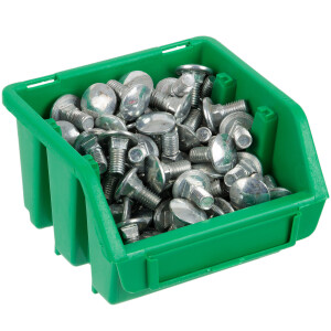 Sichtlagerkiste 5 kg Traglast in Grün Stapelbox...