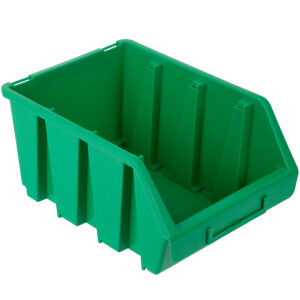 Kommissionierungs-Box 15 kg Traglast grüne Ergobox mit 3,8 Liter