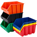 Kommissionierungs-Box 15 kg Traglast grüne Ergobox mit 3,8 Liter