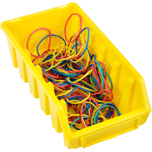 gelbe Regalbox Wandhängend und stapelbar im Langformat mit 1,3 Liter