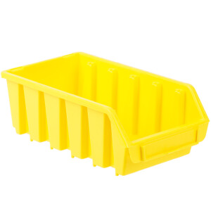 gelbe Regalbox Wandhängend und stapelbar im...