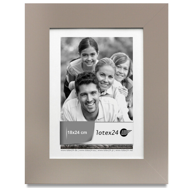 Rahmen für Bilder, Bilderrahmen beige, Bildformat 18 × 24 cm