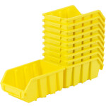 Stapelboxen mit Deckel, 36 gelbe 1,0-Liter-Boxen mit Deckel