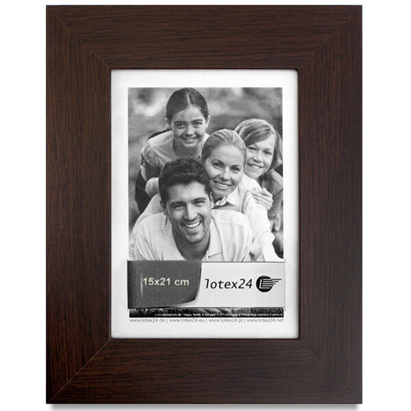 Stand- und Wand-Bilderrahmen mit Glasscheibe, 15 x 21 cm Bildformat