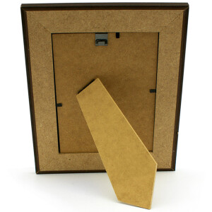 Stand- und Wand-Bilderrahmen mit Glasscheibe, 15 x 21 cm Bildformat