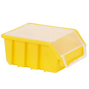 Geschlossene Industriebox Stapelbox 1 Liter in Gelb