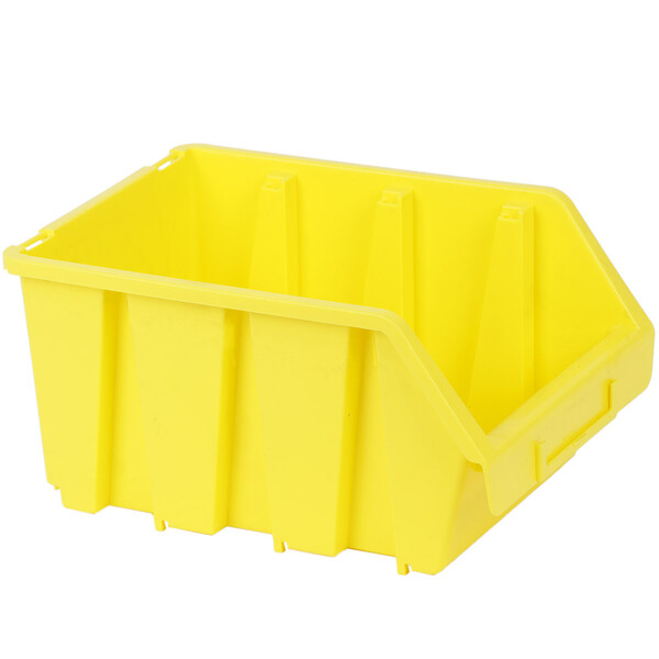 gelbe Lagerkiste 3,8 Liter Fassung als Kunststoffkasten stapelbar