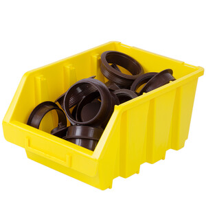 gelbe Lagerkiste 3,8 Liter Fassung als Kunststoffkasten...
