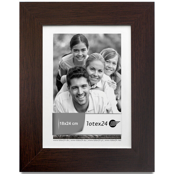 Bilderrahmen, Glasscheibe, 18 × 24 cm Bildformat, stehend und hängend