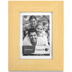 Bilderrahmen Holz natur mit Struktur 13 × 18 cm Wandrahmen Standrahmen