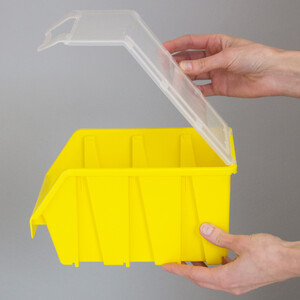 Warenkiste mit Deckel 3,8 Liter Industriebox