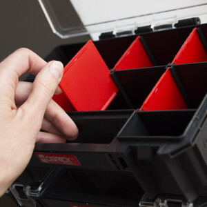 Organizer QBRICK System Two mit 10 Fächer Unterteilung 26 x 18 x 6,5 cm