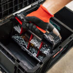 Koffer mit 2 Organizer der perfekte Werkzeug und Kleinteiletransport