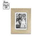 Bilderrahmen aus Holz, Bildformat 15 × 20 cm, Standfuß und Aufhängung