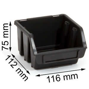 Wandregal Lagerregal 20-teilig-Regal mit Stapelboxen und Deckel