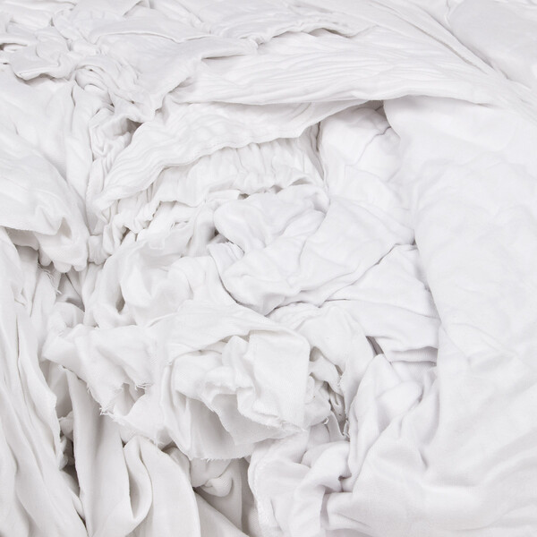 Putzlappen aus Bettwäsche Weiß 10 kg Baumwolle Reinigungstücher
