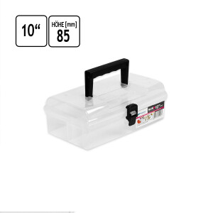 Kleinteilebox mit Verschluss und 5 Fächer