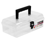 Kleinteilebox mit Verschluss und 5 Fächer