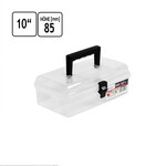 Kleinteilebox mit Verschluss und 5 Fächer