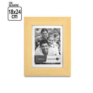 Natur-Bilderrahmen mit Glasscheibe,...