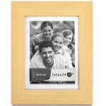 Natur-Bilderrahmen mit Glasscheibe, 18 × 24 cm, Fotorahmen