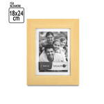 Natur-Bilderrahmen mit Glasscheibe, 18 × 24 cm, Fotorahmen