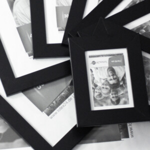 Bilderrahmen Holz, Glasscheibe 13 × 18 cm, Stand- und Wandrahmen