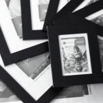 Bilderrahmen Holz, Glasscheibe 13 × 18 cm, Stand- und Wandrahmen