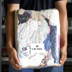 helles Mischgewebe Putzlappen Baumwolle 5 kg für Schlossereien