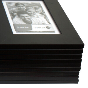 Foto-Bilderrahmen, Bildformat 15 × 21 cm, Glasscheibe, Wandrahmen