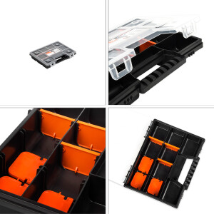 Sortimentskasten Organizer 195 x 155 x 35 mm Sortierkasten