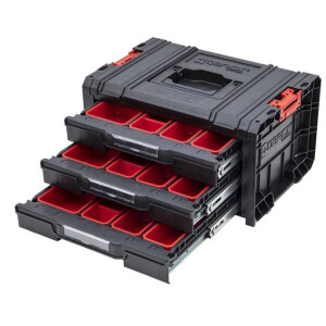 Werkzeugkiste mit 3 Schubladen Qbrick System, Werkzeugkoffer