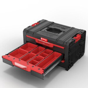 Werkzeugkiste mit 3 Schubladen Qbrick System, Werkzeugkoffer