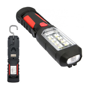 Werkstattlampe LED, Magnet, Arbeitslampe mit Magnetstandfuß