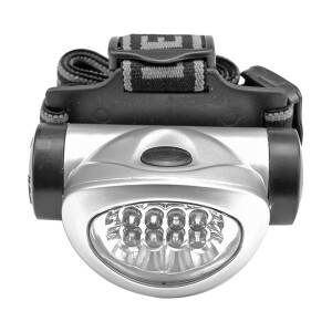Kopfband Stirnlampe mit 8 LEDs, Werkstattlampe, Sportlampe