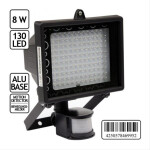 Baustrahler mit Bewegungssensor, LED, 8 Watt, kaltweiß, A+