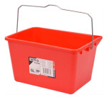 Farbeimer 6 Liter, eckiger Malereimer, Eimer