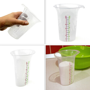 Messbecher 250 ml Becher Maß-Becher