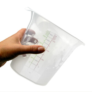 Messbecher mit Skala 1100 ml Messkanne Ausgießer