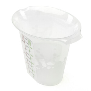 Messbecher mit Skala 1100 ml Messkanne Ausgießer