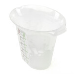 Messbecher mit Skala 1100 ml Messkanne Ausgießer