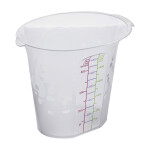 Messbecher mit Skala 1100 ml Messkanne Ausgießer