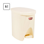 Preiswerter Papierkorb, 6-Liter-Abfalleimer, Abfallsammler, Treteimer