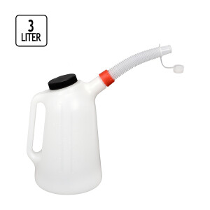 Ölkanne 3 Liter Füllkanne mit Ausgussstutzen