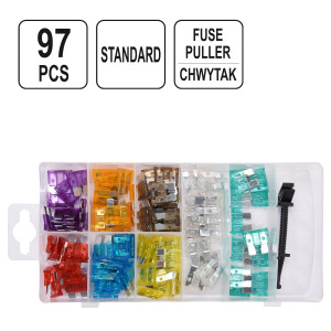 Auto-Stecksicherung Set 97 teilig Flachstecksicherungen 3...