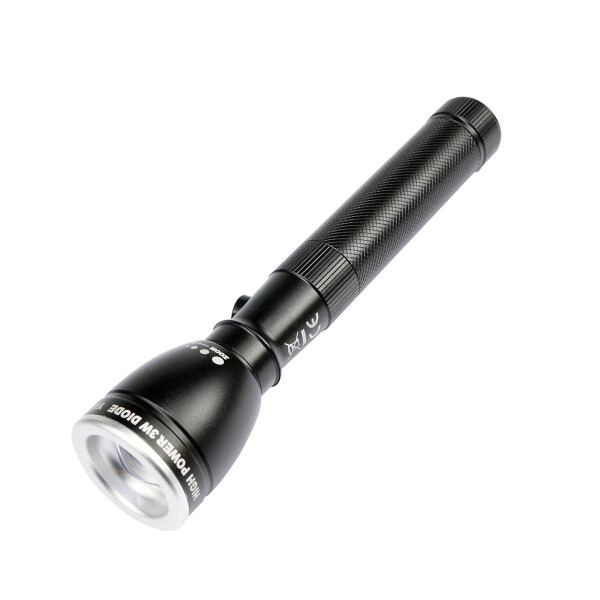 massive Aluminium LED Taschenlampe, Werkstattlampe, Lampe mit Gürteltasche